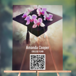 Unique Orchids Abschluss Akryllisches Zeichen Acrylschild