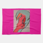 Unique Original Character Art Kitchen Towel Geschirrtuch (Horizontal)