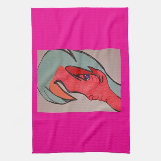 Unique Original Character Art Kitchen Towel Geschirrtuch (Vertikal)