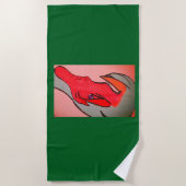 Unique Original Character Art Strandtuch (Vorderseite)