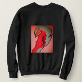 Unique Original Character Art Sweatshirt (Design Rückseite)