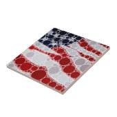 Unique Patriotic American Flag Fliese (Seite)