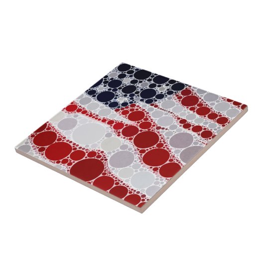 Unique Patriotic American Flag Fliese (Seite)