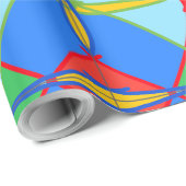 Unique Pattern Abstract Wrapping Paper Geschenkpapier (Rolleneckpunkt)