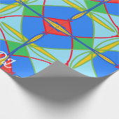 Unique Pattern Abstract Wrapping Paper Geschenkpapier (Ecke)