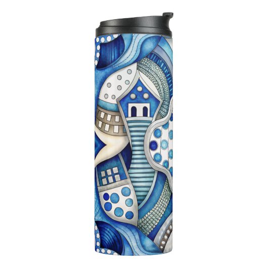 Unique Pattern Design Thermosbecher (Nach links gedreht)