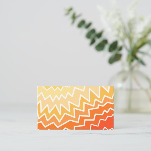 Unique Pattern Visitenkarte (Stehend Vorderseite)