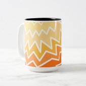 Unique Pattern Zweifarbige Tasse (Vorderseite Links)