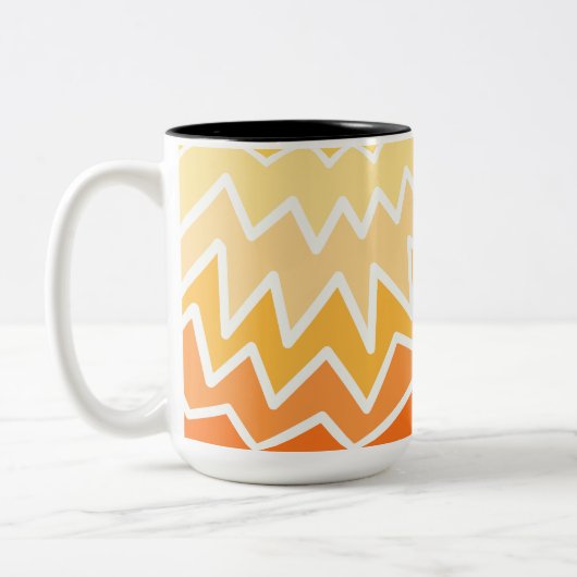 Unique Pattern Zweifarbige Tasse (Links)