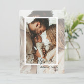 Unique Photo on Photo Tabletop Plaque  Easel Ankündigung (Stehend Vorderseite)