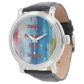 Unique - Prestigious - Crazy - Just ME Armbanduhr (Schrägansicht)