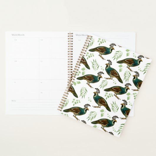 Unique Quails Planner Journal Planer (Anzeige)
