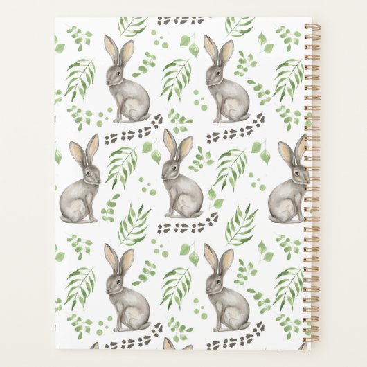 Unique Rabbits Planner Journal Planer (Rückseite)