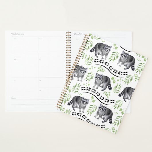 Unique Raccoons Planner Journal Planer (Anzeige)