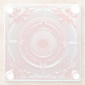 Unique Red Glass Untersetzer (Rückseite)