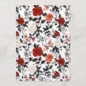 Unique Rose Charm Mom’S Birthday Einladung (Rückseite)