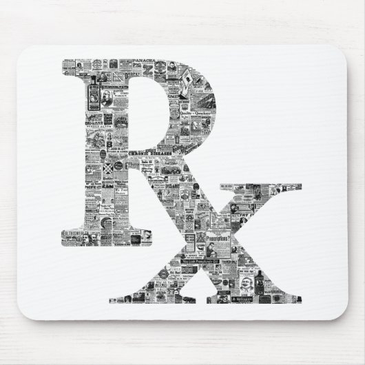 Unique Rx Pharmacy Apothecary Mousepad (Vorne)