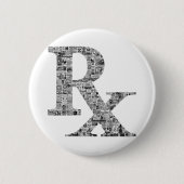 Unique Rx Pharmacy Apothekary Button (Vorderseite)