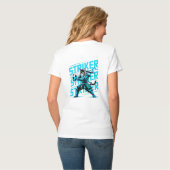Unique Samurai Cat for Soccer Fans & Cat Lovers T-Shirt (Rückseite Vollansicht)