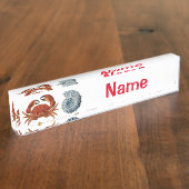 Unique Sea Beings Assortiment Thunder_Cove Namensplakette (Seite)