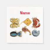 Unique Sea Beings Assortiment Thunder_Cove Serviette (Vorderseite)