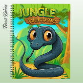 Unique Snake Whimsical Woodland Nature Scene 🐍 Notizblock