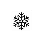 Unique Snowflake Mark Wooden Rubber Stamp Gummistempel (Prägung)
