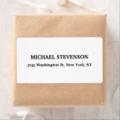 Unique Special Classic Return Address Label (Insitu)