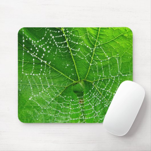 Unique Spiders Web Foto Designed Computer Mousepad (Mit Mouse)