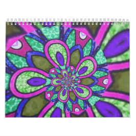 Unique Spiral Mandala Kalender