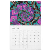 Unique Spiral Mandala Kalender (Mär 2027)