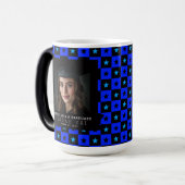 Unique Square Pattern Gift For Him Graduation Verwandlungstasse (Vorderseite Links)