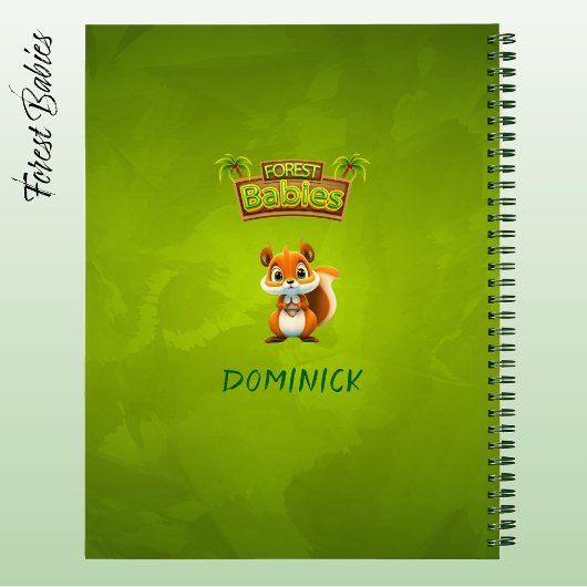 Unique Squirrel Wildlife Nature Safari Character🐿 Notizblock