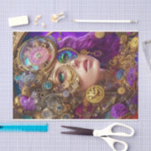 Unique Steampunk Decoupage Tissue Paper Seidenpapier (Handwerk)