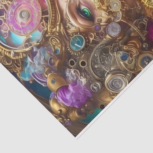 Unique Steampunk Decoupage Tissue Paper Seidenpapier (Ausschnitt)