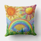 Unique summer beach Design cushion Kissen (Rückseite)