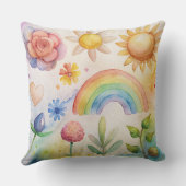 Unique summer beach Design cushion Kissen (Rückseite)