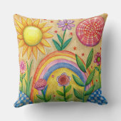 Unique summer beach Design cushion Kissen (Rückseite)