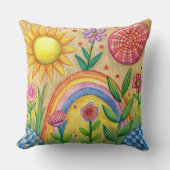 Unique summer beach Design cushion Kissen (Vorderseite)
