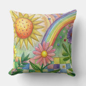 Unique summer beach Design cushion Kissen (Vorderseite)