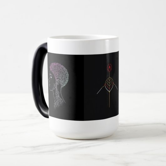 Unique Thoughtful Gift Mug Verwandlungstasse (Vorderseite Links)