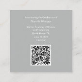 Unique Tiger Graduation Enclosure Card  Begleitkarte (Rückseite)