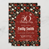 Unique Tulip Luxury First Birthday Gift Einladung (Vorne/Hinten)