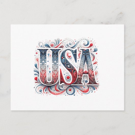 Unique USA Postcard Postkarte (Vorderseite)