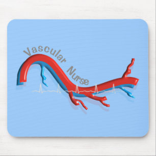 Unique Vascular Nurse Gifts Mousepad