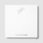 Unique Vintage Botanical. Gästebuch (Rückseite)