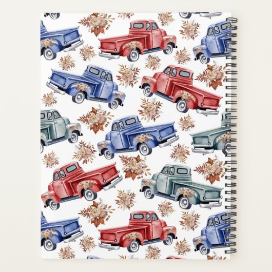 Unique Vintage Trucks Planner Journal Planer (Rückseite)