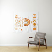 Unique Watercolor Boho Begrüßungszeichen Wandteppich (Beispiel (Horizontal))