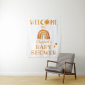 Unique Watercolor Boho Begrüßungszeichen Wandteppich (Beispiel)