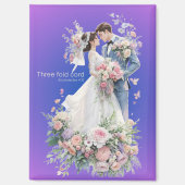 Unique Wedding Gift Magnet (Vorderseite)